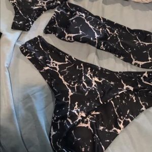 High waist bathing suit